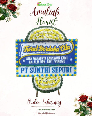Papan Bunga Duka di Batu Tulis